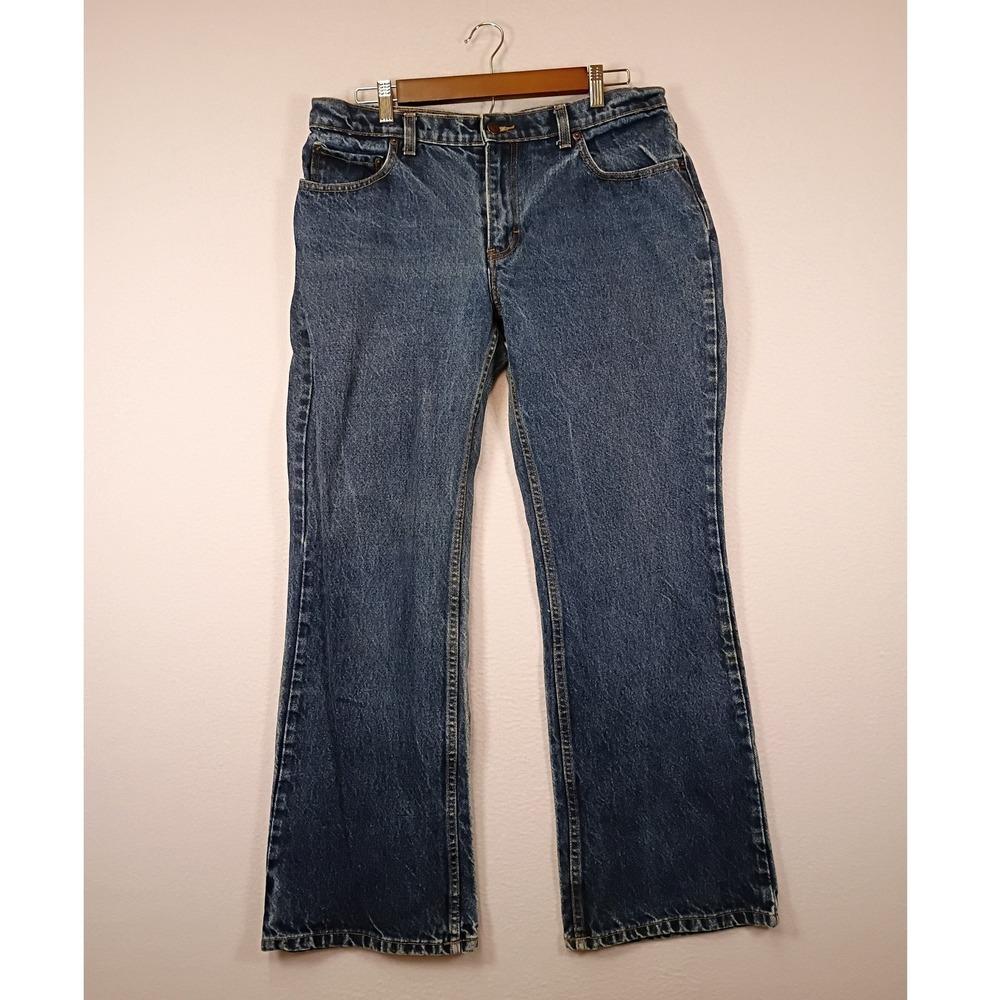 Vintage Jordache Womens Size 15/16 Blue Medium Wash‎ Cotton Straight Leg Jeans